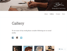 Tablet Screenshot of brandonkenney.com